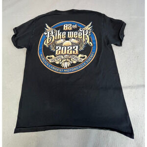 2023 Bike Week Daytona Beach Official Logo T-Shirt SMALL black